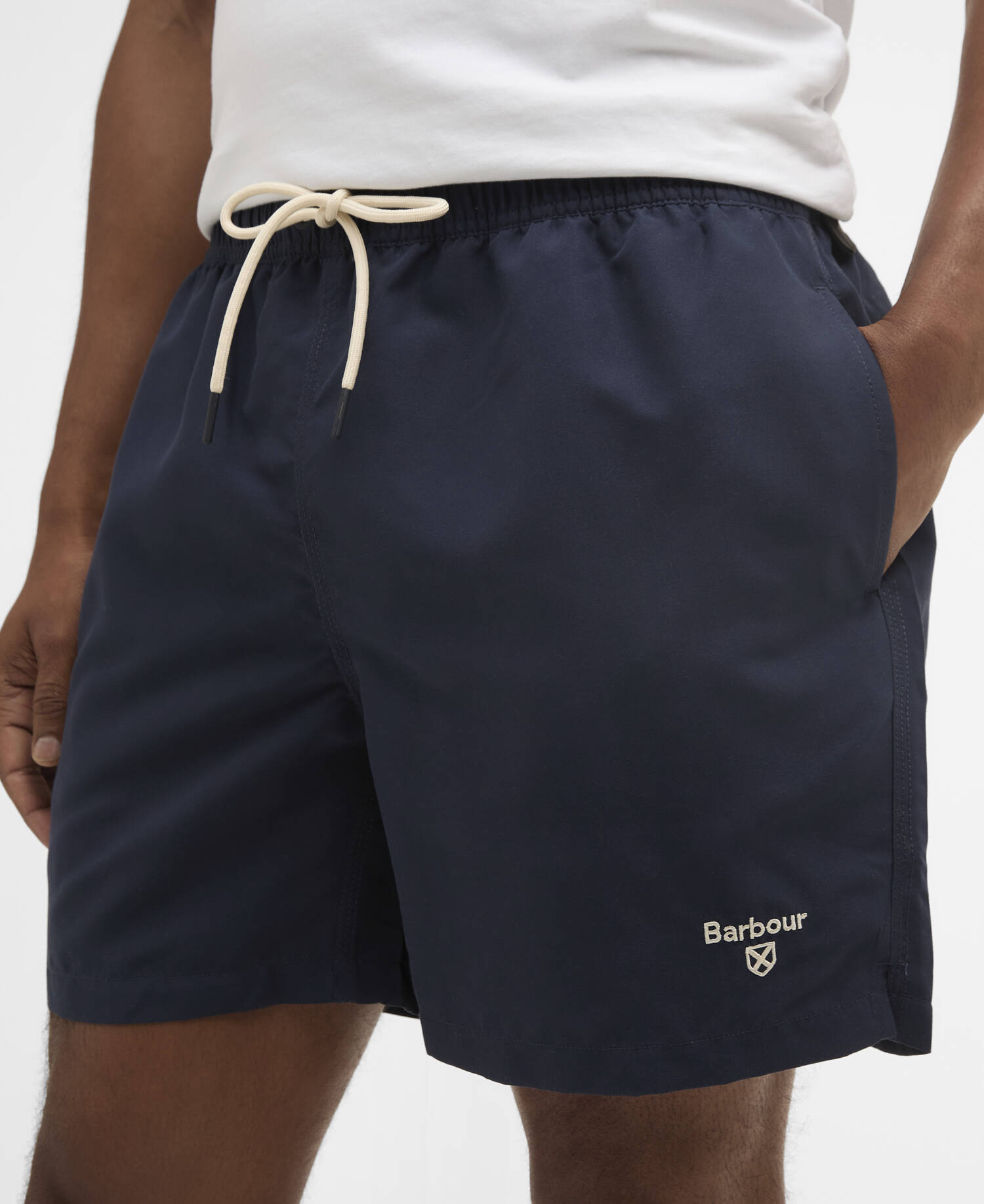 Water Reactive Tartan Swim Short Navy image number 3