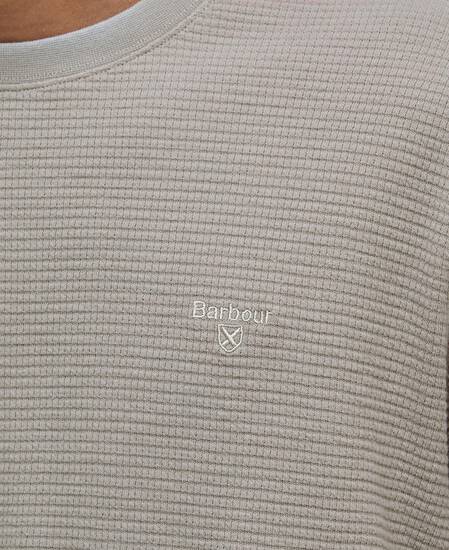 Platford Tailored Waffle T-Shirt Concrete