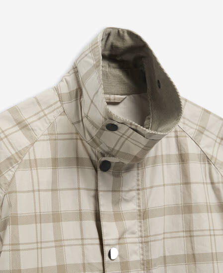 Transport Tartan Casual Jacket Mist Tartan Print