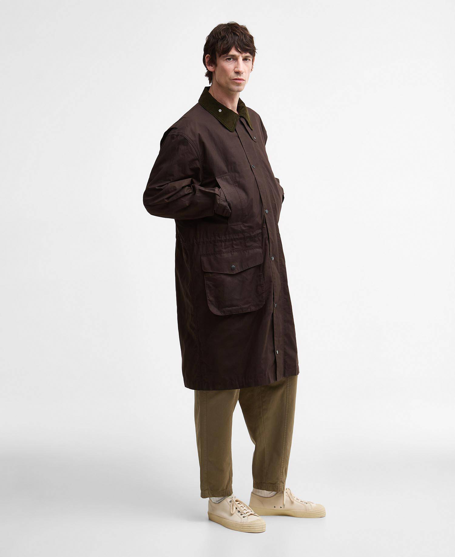 Giacca casual Endurance Barbour x Kaptain Sunshine Light Olive image number 1