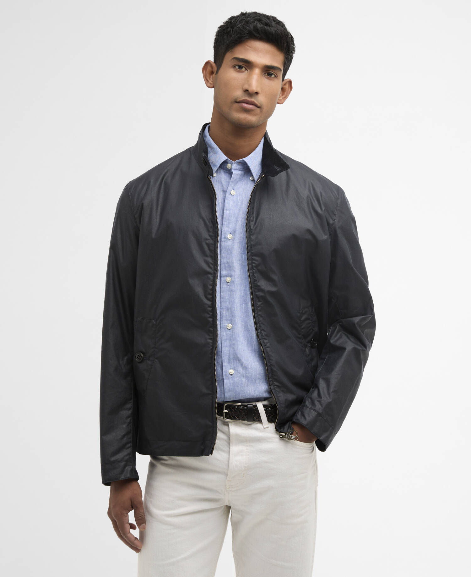 Tyneside Waxed Jacket Royal Navy image number 0