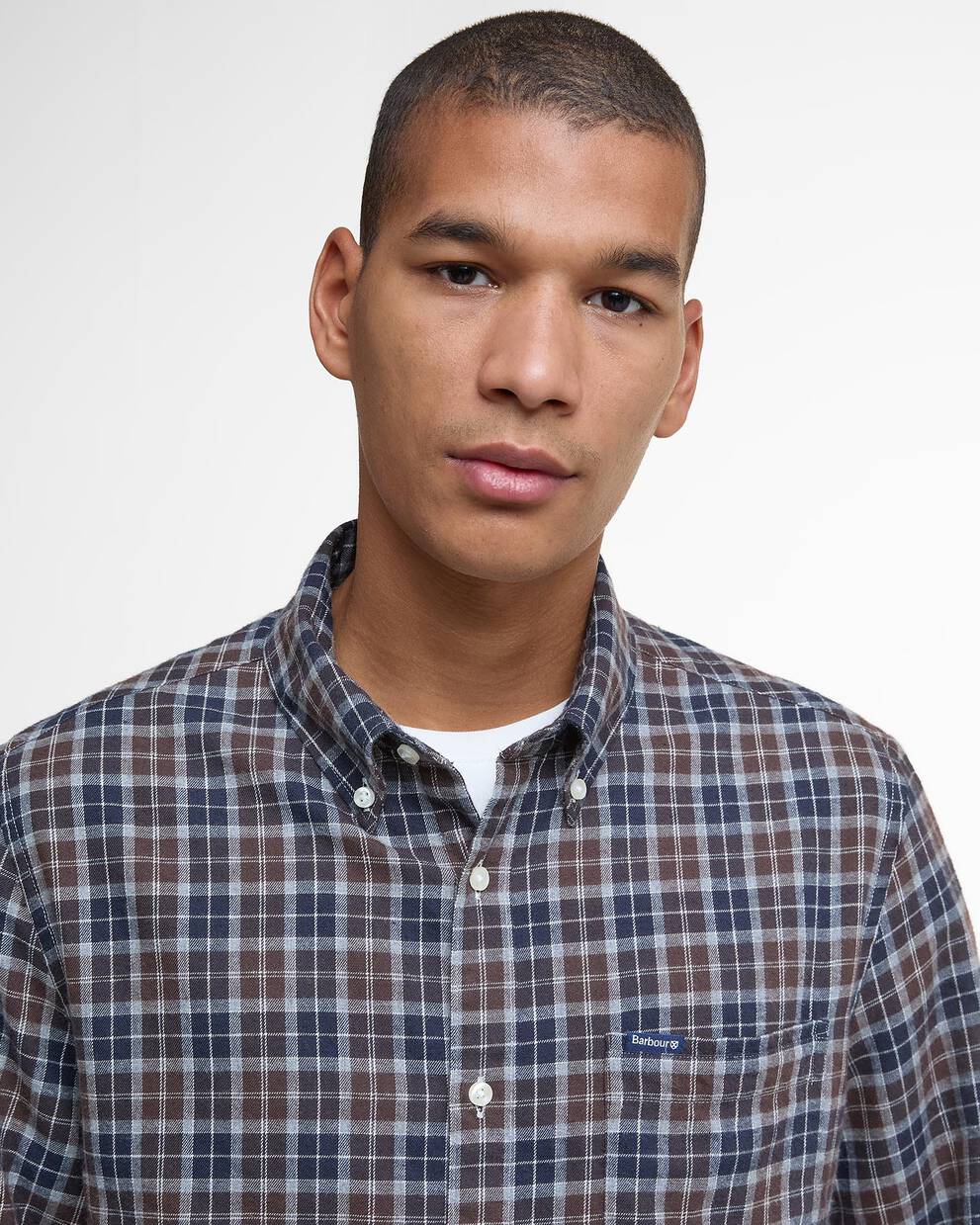 Camicia Lanark a maniche lunghe dalla vestibilità leggermente aderente