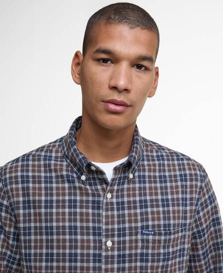 Camicia Lanark a maniche lunghe dalla vestibilità leggermente aderente Midnight Oak Tartan Camicia Lanark a maniche lunghe dalla vestibilità leggermente aderente Midnight Oak Tartan