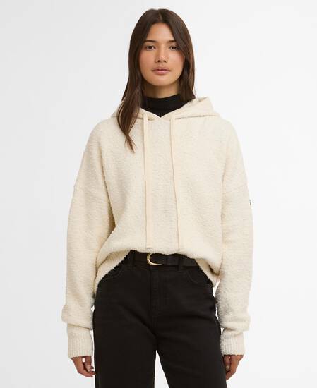 Katya Knitted Hoodie Cloud