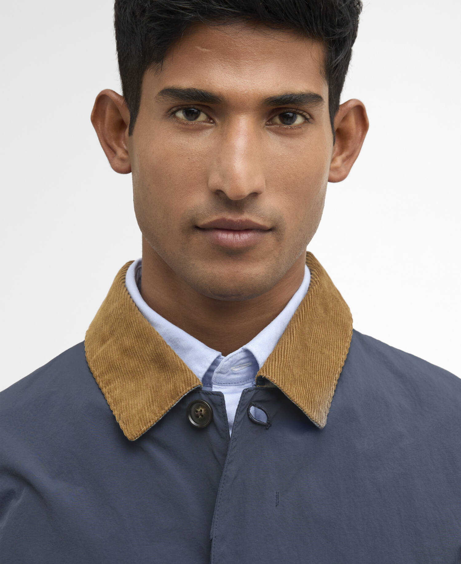 Short Rokig Showerproof Jacket Navy image number 3