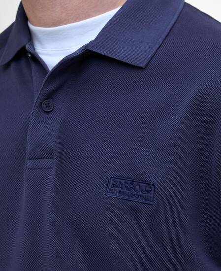 Roland Garment Dyed Polo Shirt Pigment Navy Roland Garment Dyed Polo Shirt Pigment Navy