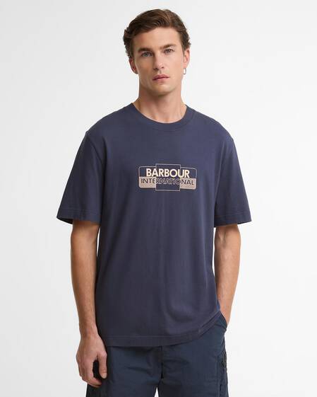 Leighton Graphic T-Shirt Oxford Navy