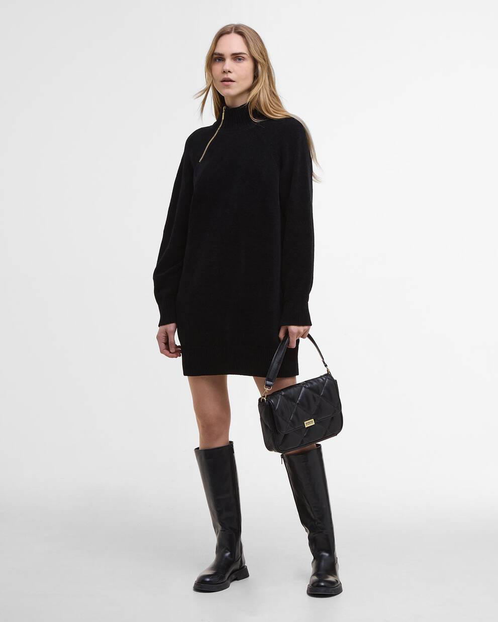 Mini-abito in maglia Saskia