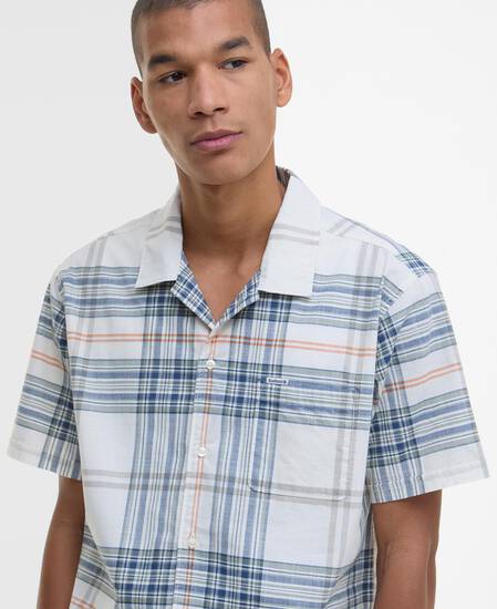 Berryfell Check Short-Sleeved Shirt Whisper White
