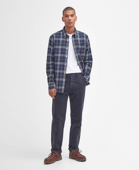 Crossfell Tailored Long-Sleeved Shirt Classic Blue