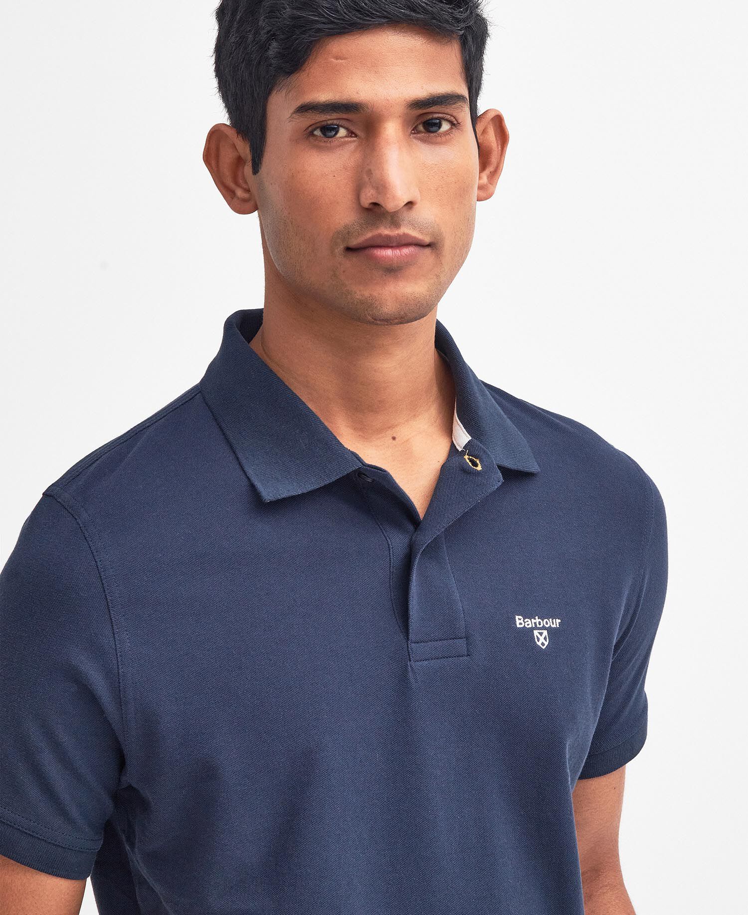 Lightweight Sports Short-Sleeved Polo Shirt New Navy