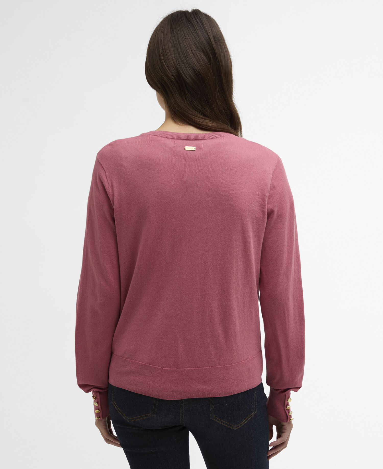 Clover Crew-Neck Jumper Wildberry