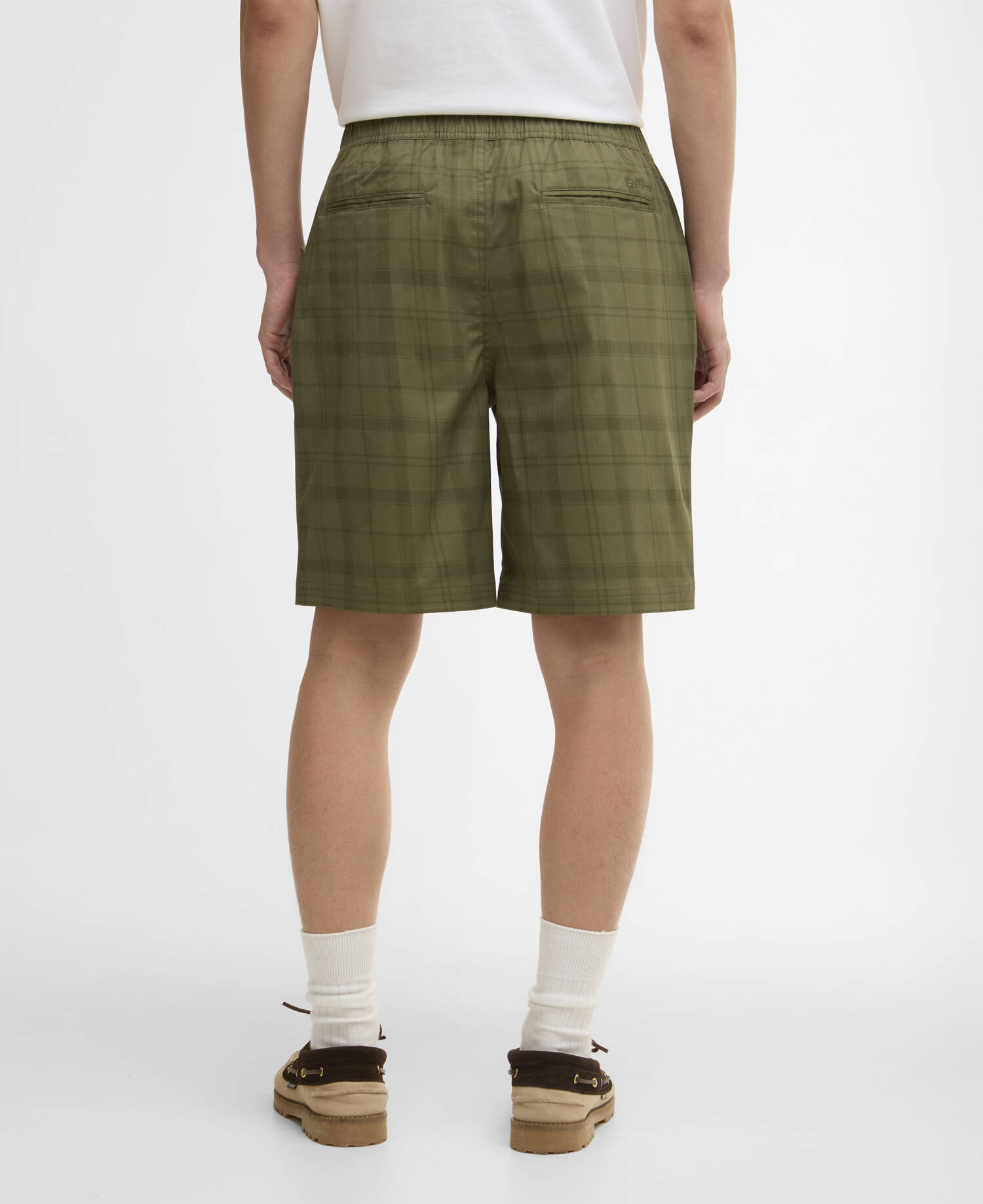 Tunstall Tonal Tartan Short Burnt Olive image number 2