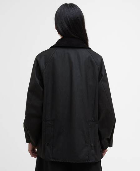 Women's Bedale Waxed Jacket Black/Cardinal Women's Bedale Waxed Jacket Black/Cardinal