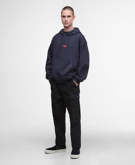 Lever Graphic Hoodie Dark Navy