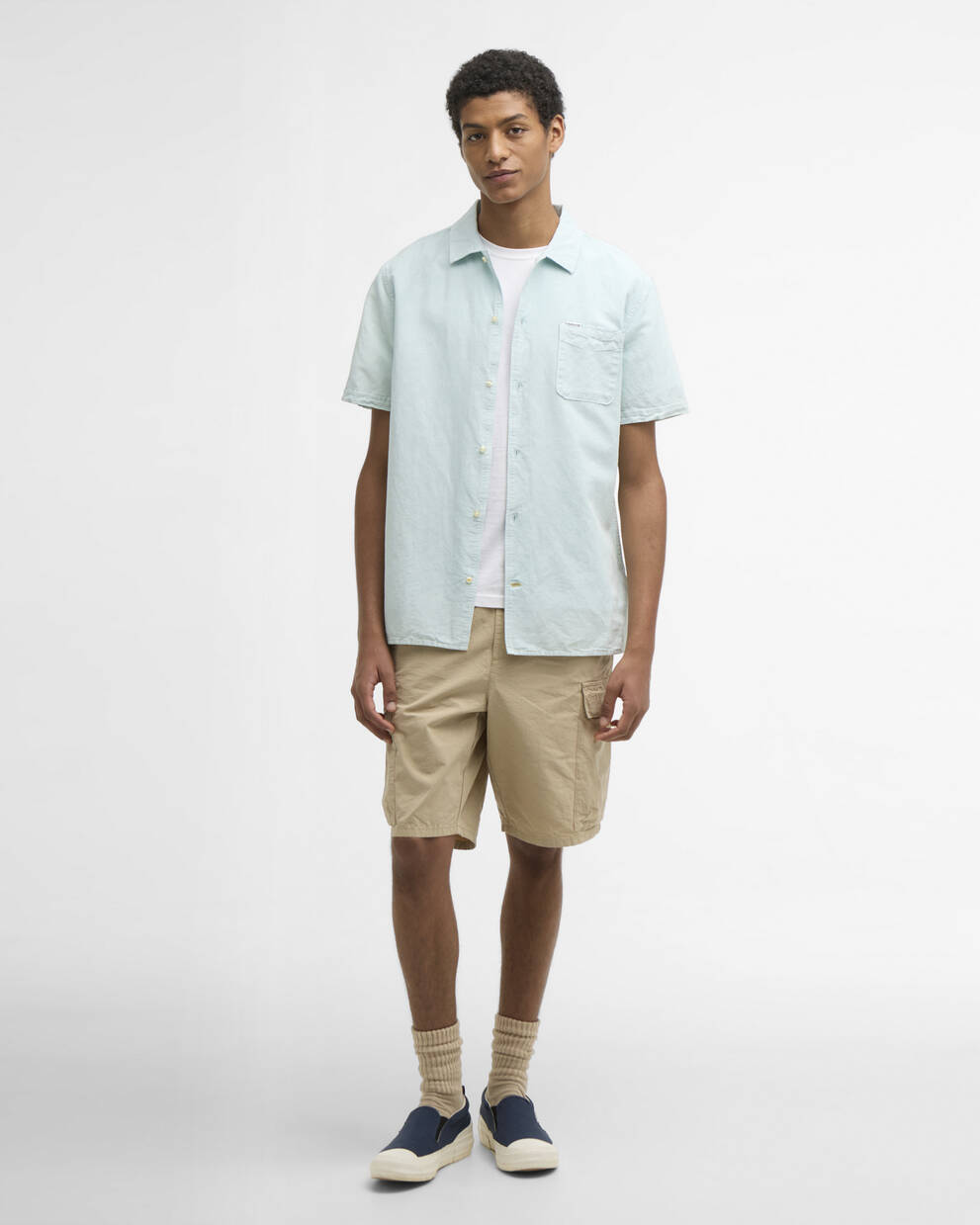 Kurzarmhemd Landkey Overdyed Regular