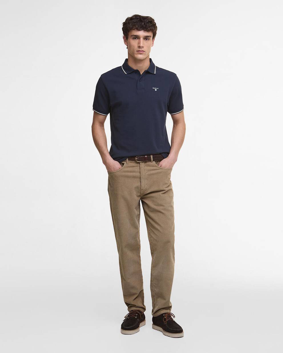 Stretch Cord Regular Trousers
