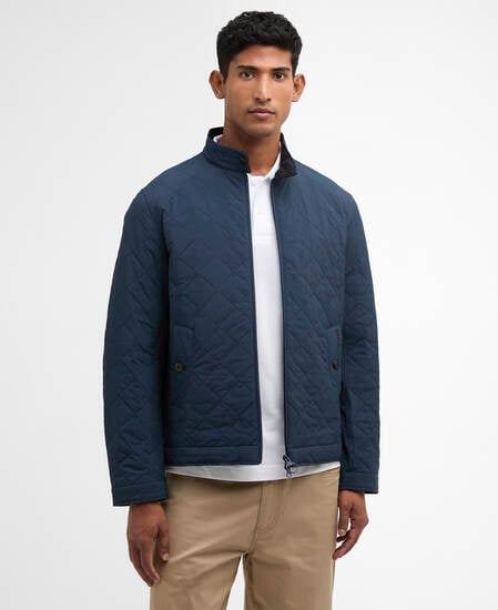 Tyneside Quilted Jacket Navy