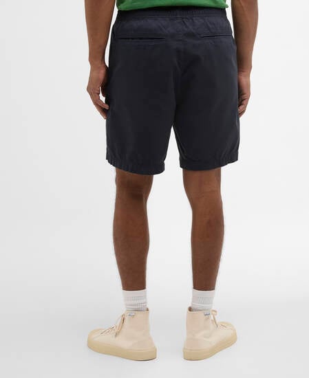Shorts Washed Oxford Relaxed Navy