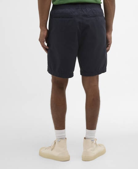 Shorts in Oxford lavato con vestibilit&agrave; comoda Navy