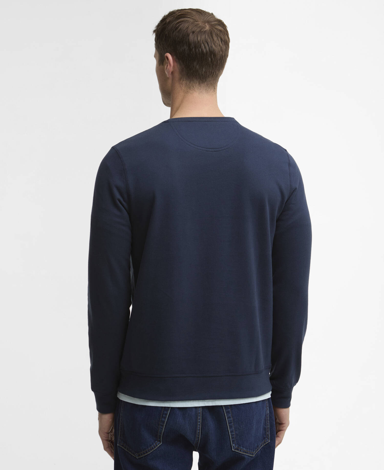 Berwick Crew Neck Jumper Navy image number 2
