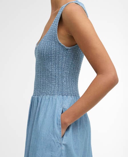 Josie Midi Dress Chambray