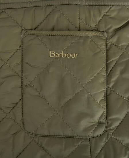 Deveron Quilted Jacket Olive-Pale Pink