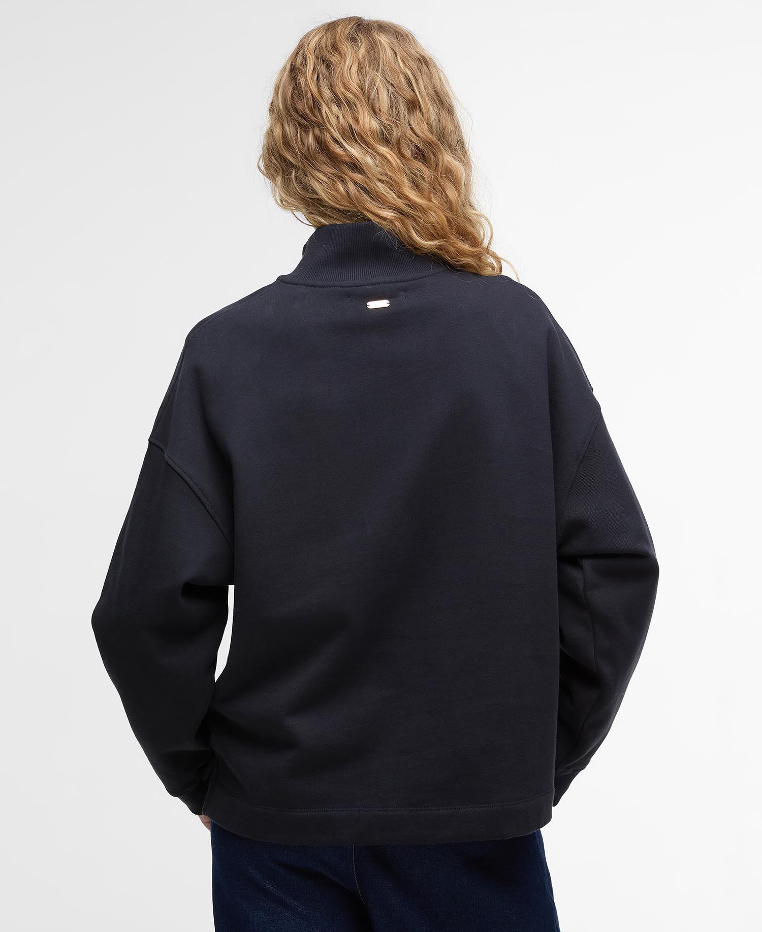 Sara Quarter-Zip Sweatshirt Dark Navy