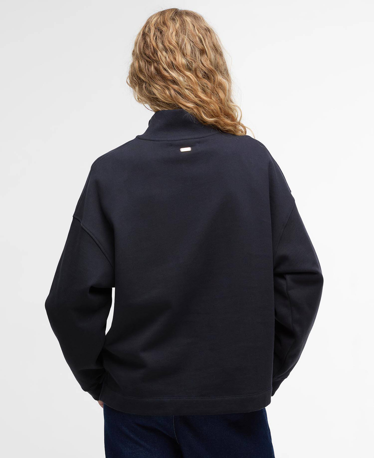 Sara Quarter-Zip Sweatshirt Dark Navy image number 2