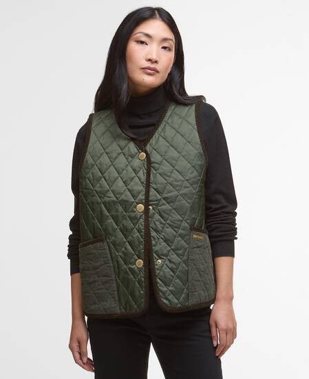 Gilet Enid Olive/Ancient Tartan