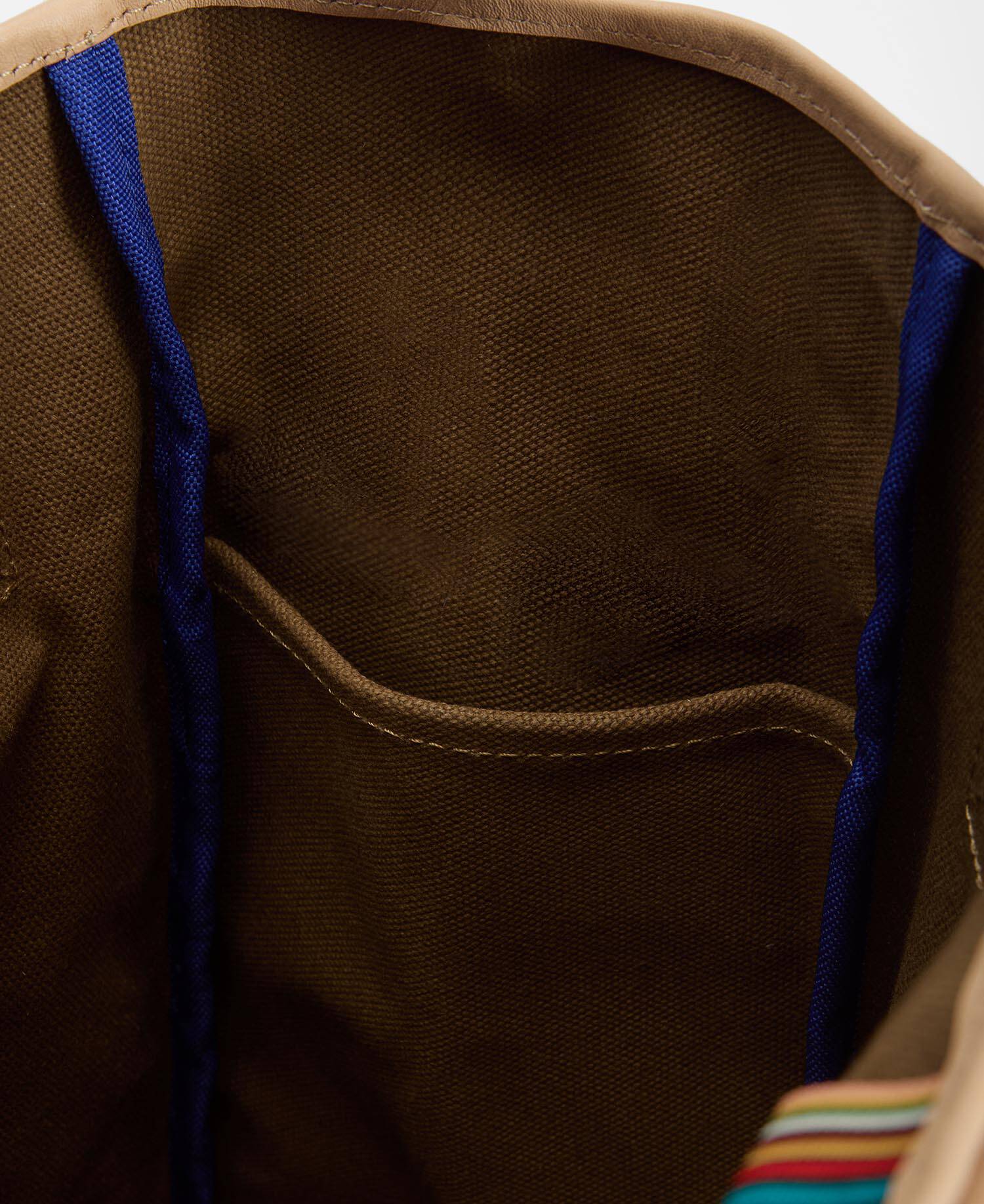 Paul Smith Loves Barbour Tote Bag Dark Sand image number 4