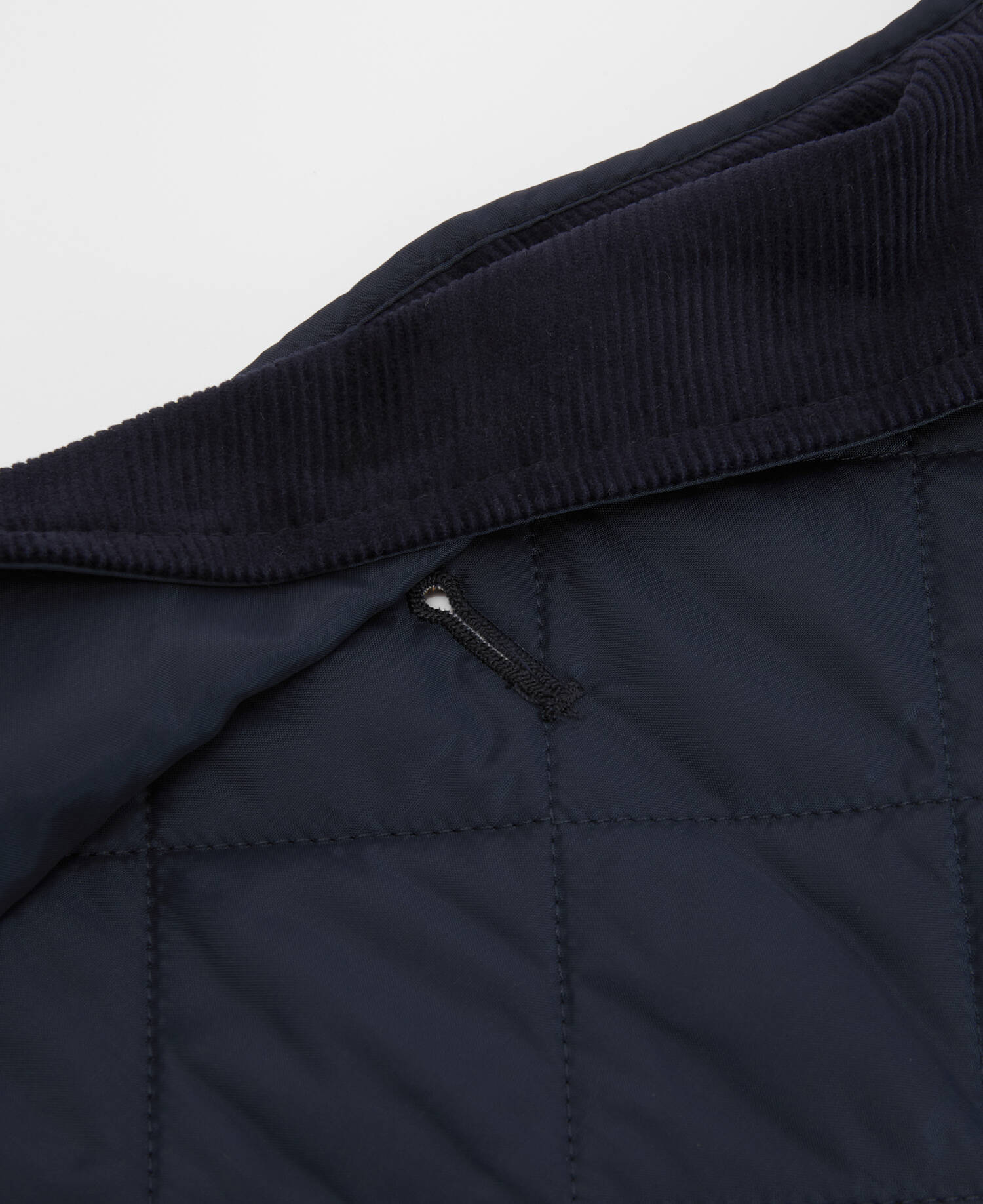 Quilted Dog Coat Dark Navy image number 3