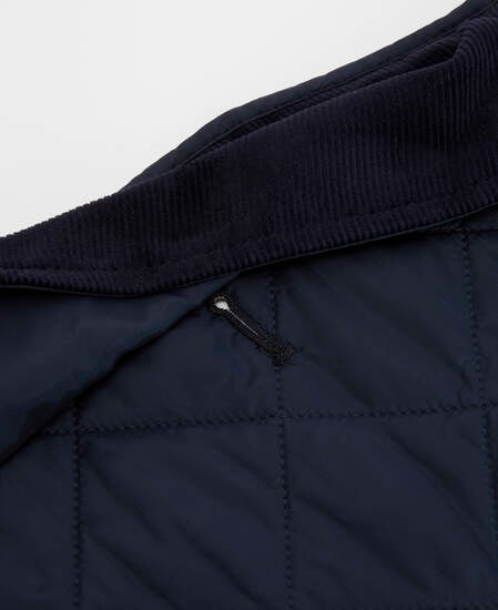 Hundemantel Quilted Dark Navy