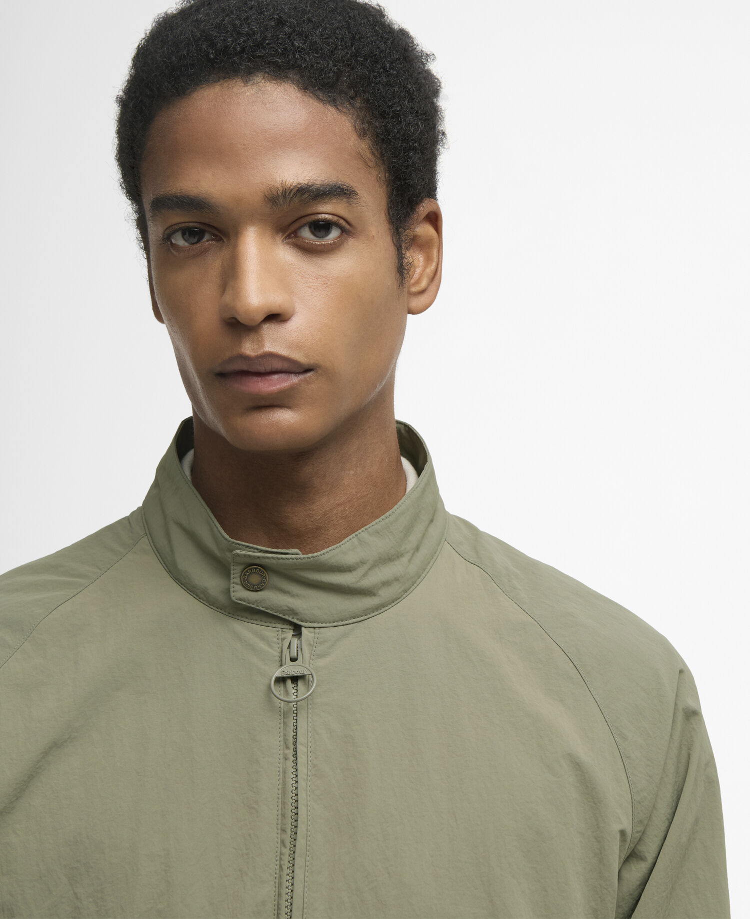 Summer Royston Showerproof Jacket Dusty Olive/Highland Loch