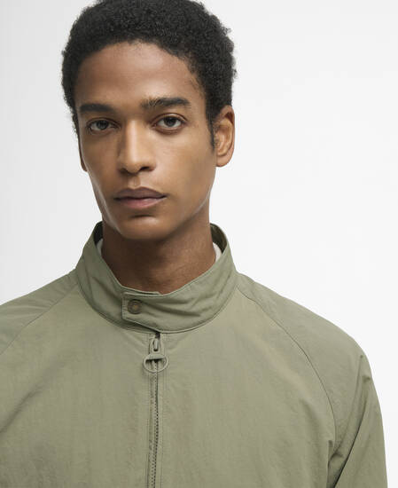 Jacke Summer Royston Showerproof Dusty Olive/Highland Loch