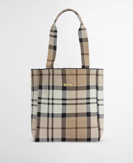 Layla Tartan Shopper Bag Rosewood Tartan