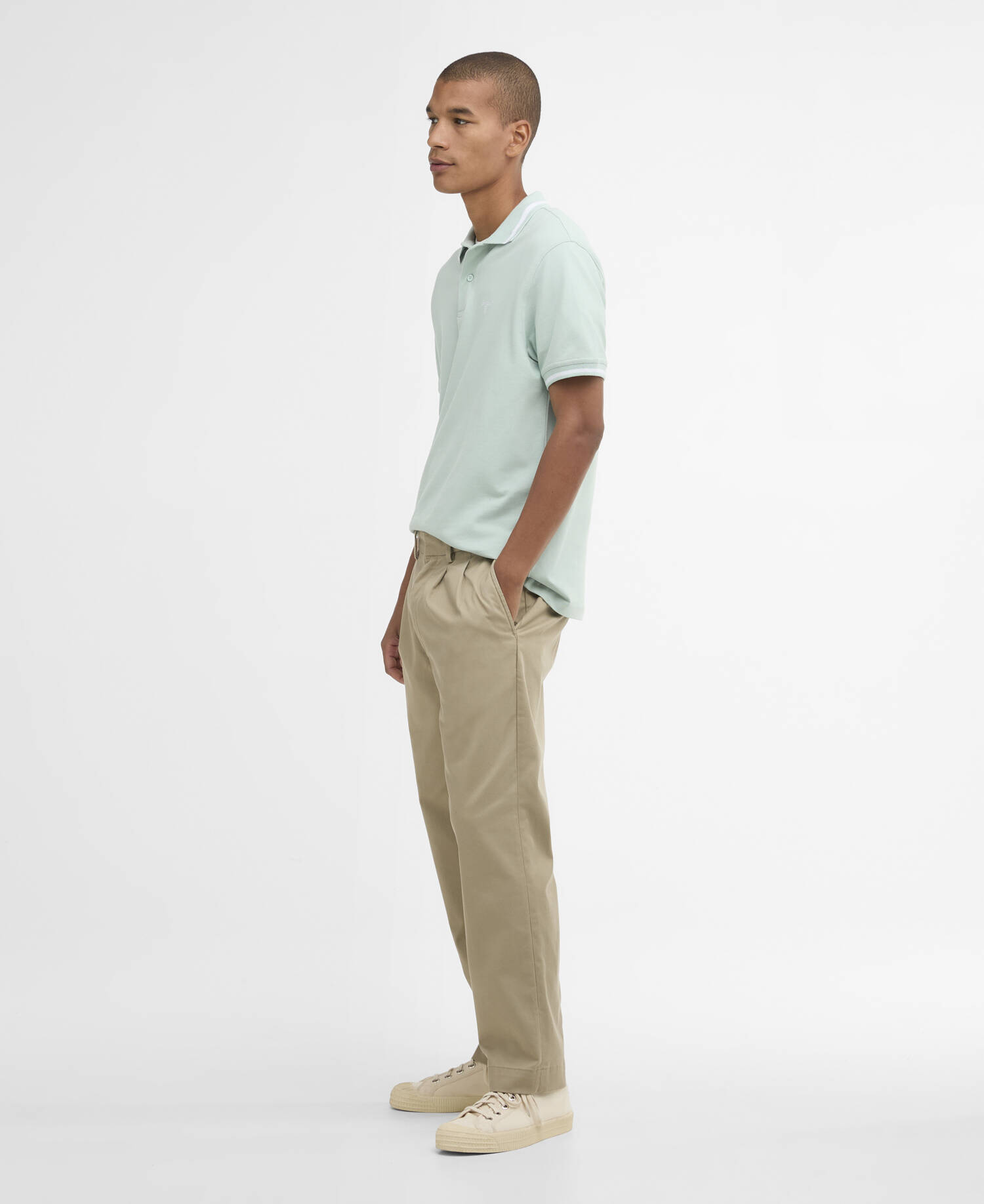 Ferrybridge Lightweight Polo Shirt Mint Blue image number 1
