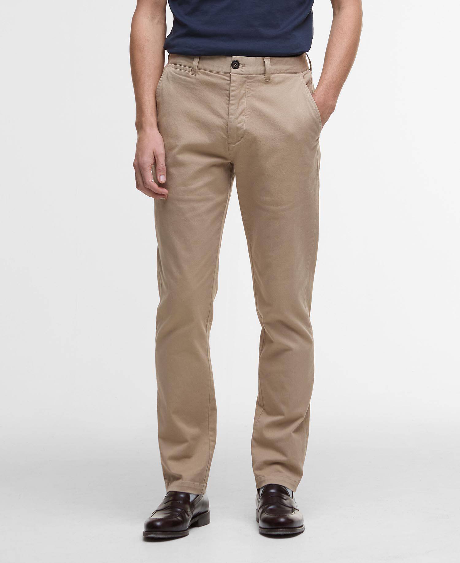 Washed Stretch Tailored Trousers Washed Stone image number 1
