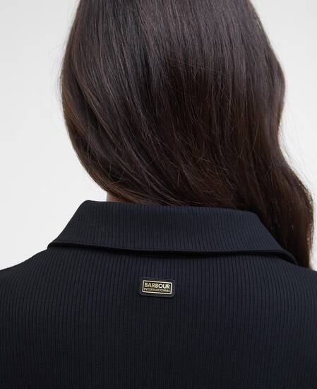 Langarmshirt Chloe Ribbed Black