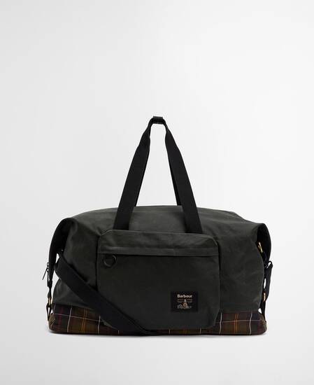Borsone da viaggio Field in tessuto cerato Sage/Classic