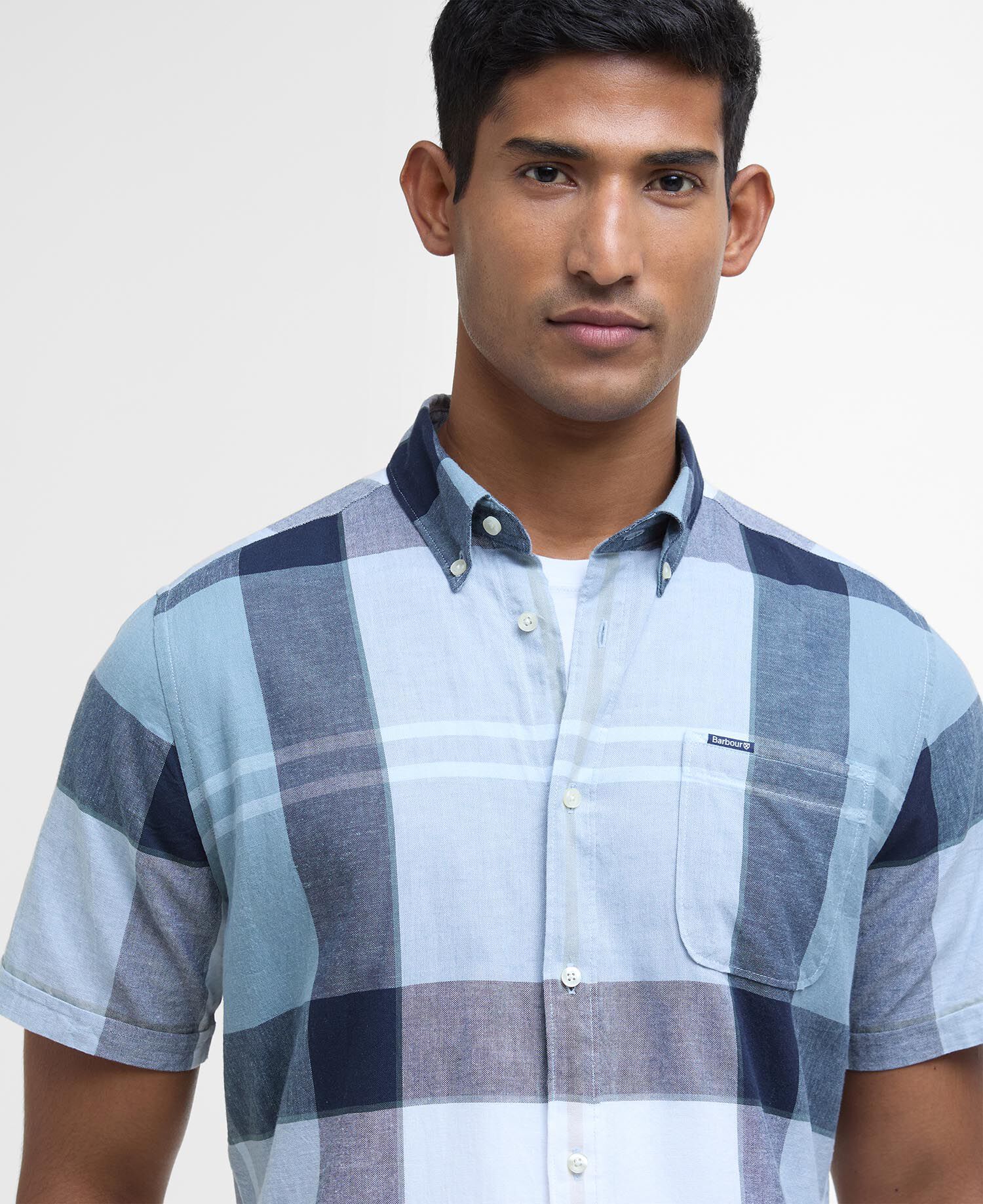 Douglas Tailored Short-Sleeved Shirt Northshore Tartan