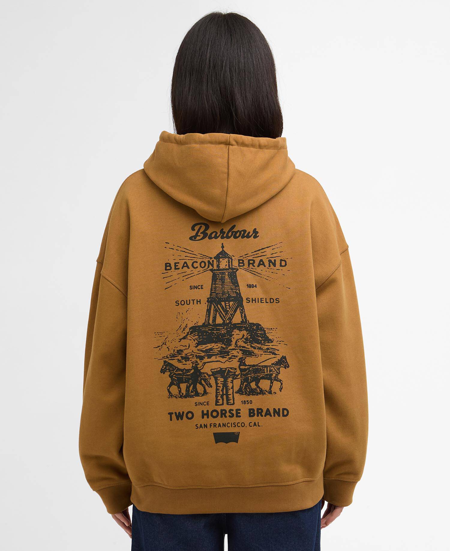 Barbour x Levi&rsquo;s&reg; Hoodie Graphic Tan image number 6