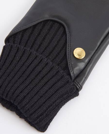 Deanna Leather Gloves Classic Black
