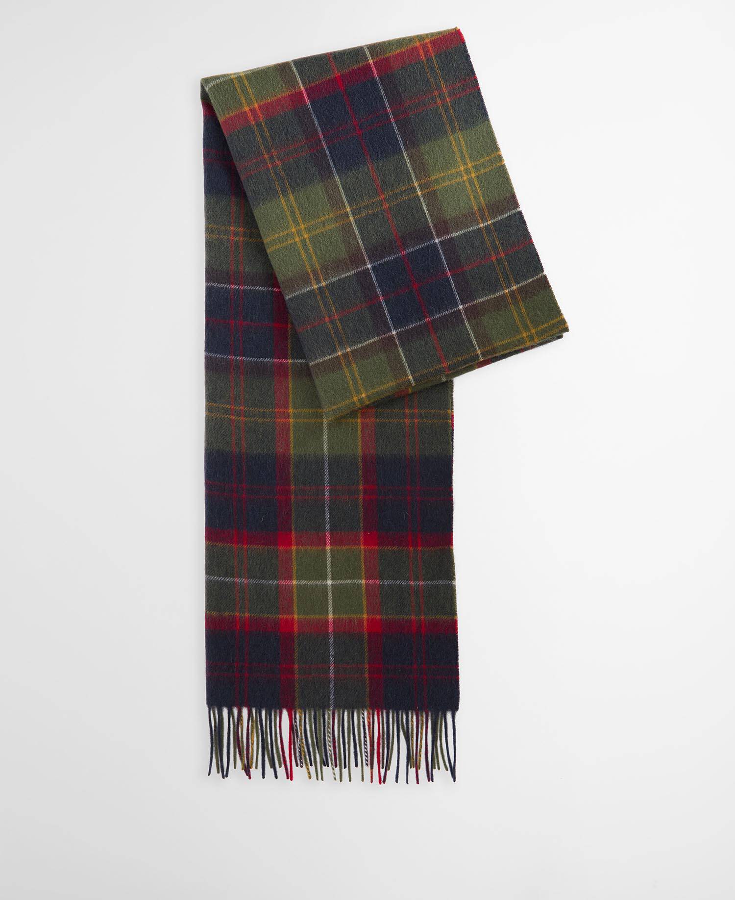 Brack Patchwork Tartan Wool Scarf image number 0