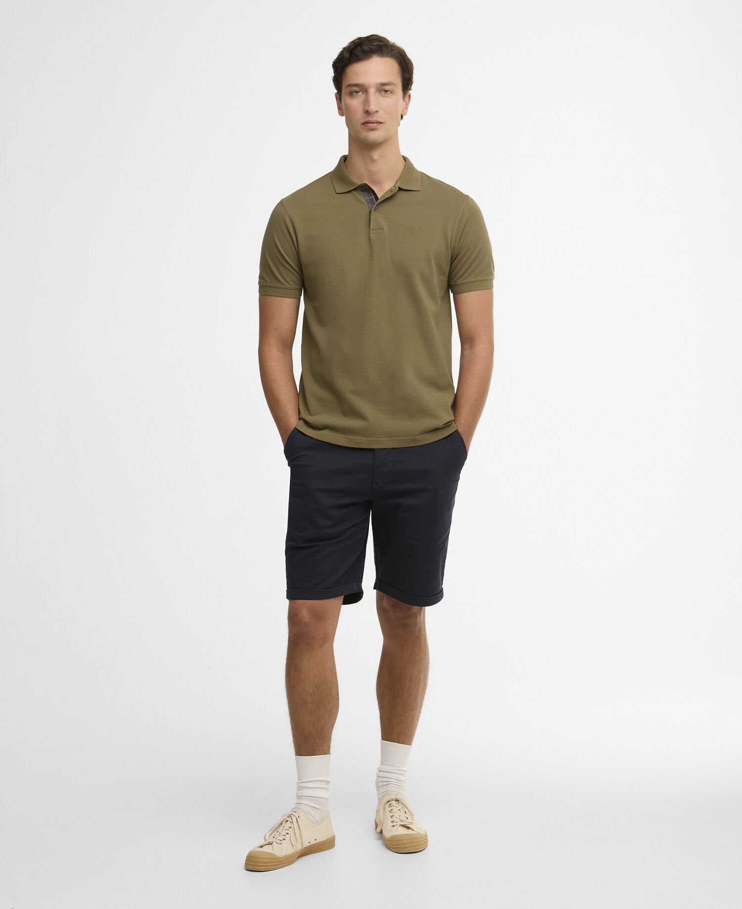 Poloshirt Pima Cotton Tailored Olive