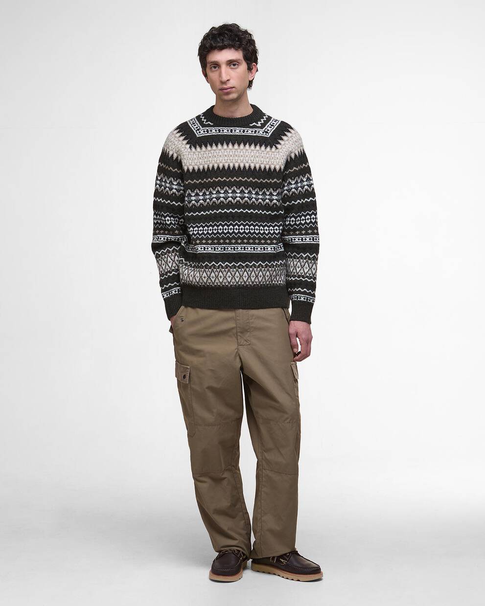 Hase Fair Isle Crew Neck Jumper