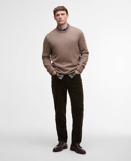 Kelson Crew Neck Jumper Stone