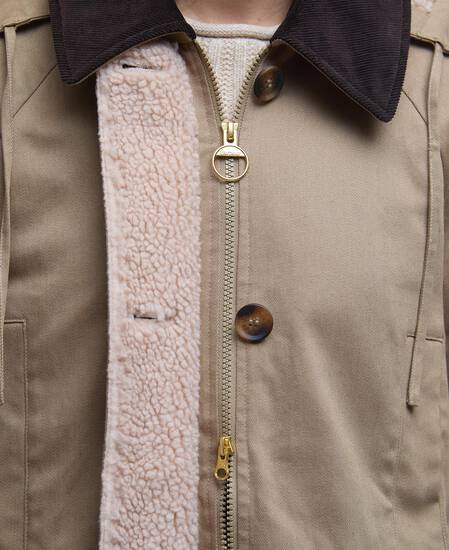 Delfina Casual Jacket Military Brown