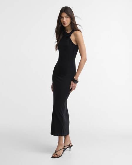 Cinzia Midi Dress Black