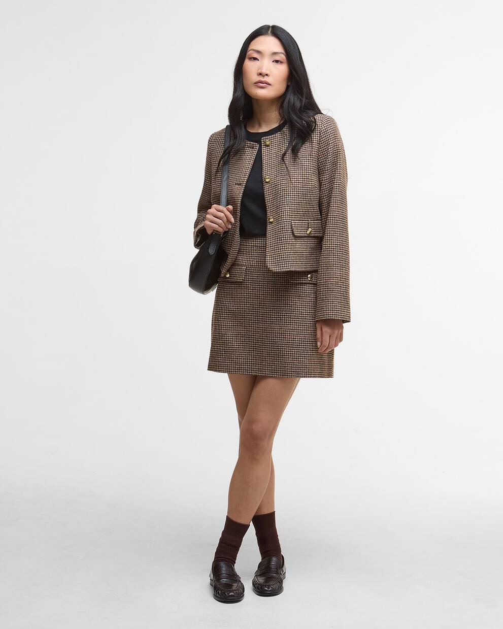 Sophia Wool Mini Skirt